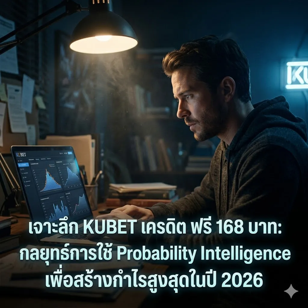 เจาะลึก KUBET เครดิต ฟรี 168 บาท: กลยุทธ์การใช้ Probability Intelligence เพื่อสร้างกำไรสูงสุดในปี 2026